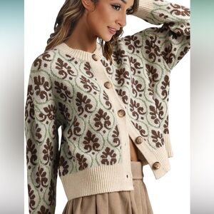 Women’s Medium Vintage Cardigan Sweater - NWT